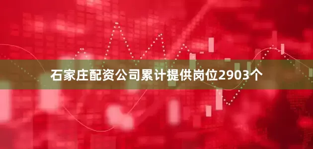 石家庄配资公司累计提供岗位2903个
