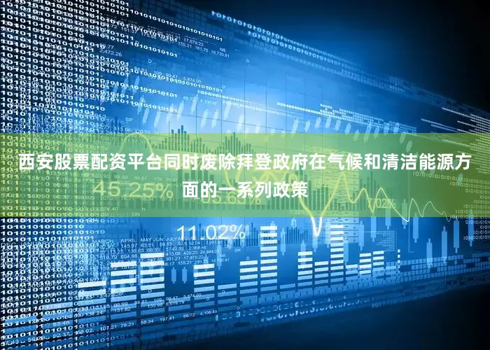 西安股票配资平台同时废除拜登政府在气候和清洁能源方面的一系列政策